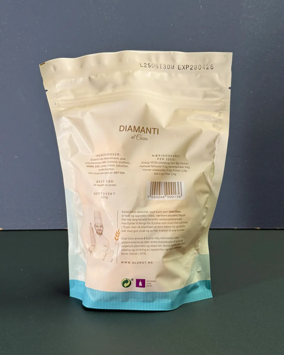 Diamanti al Cocco - Glutenfri