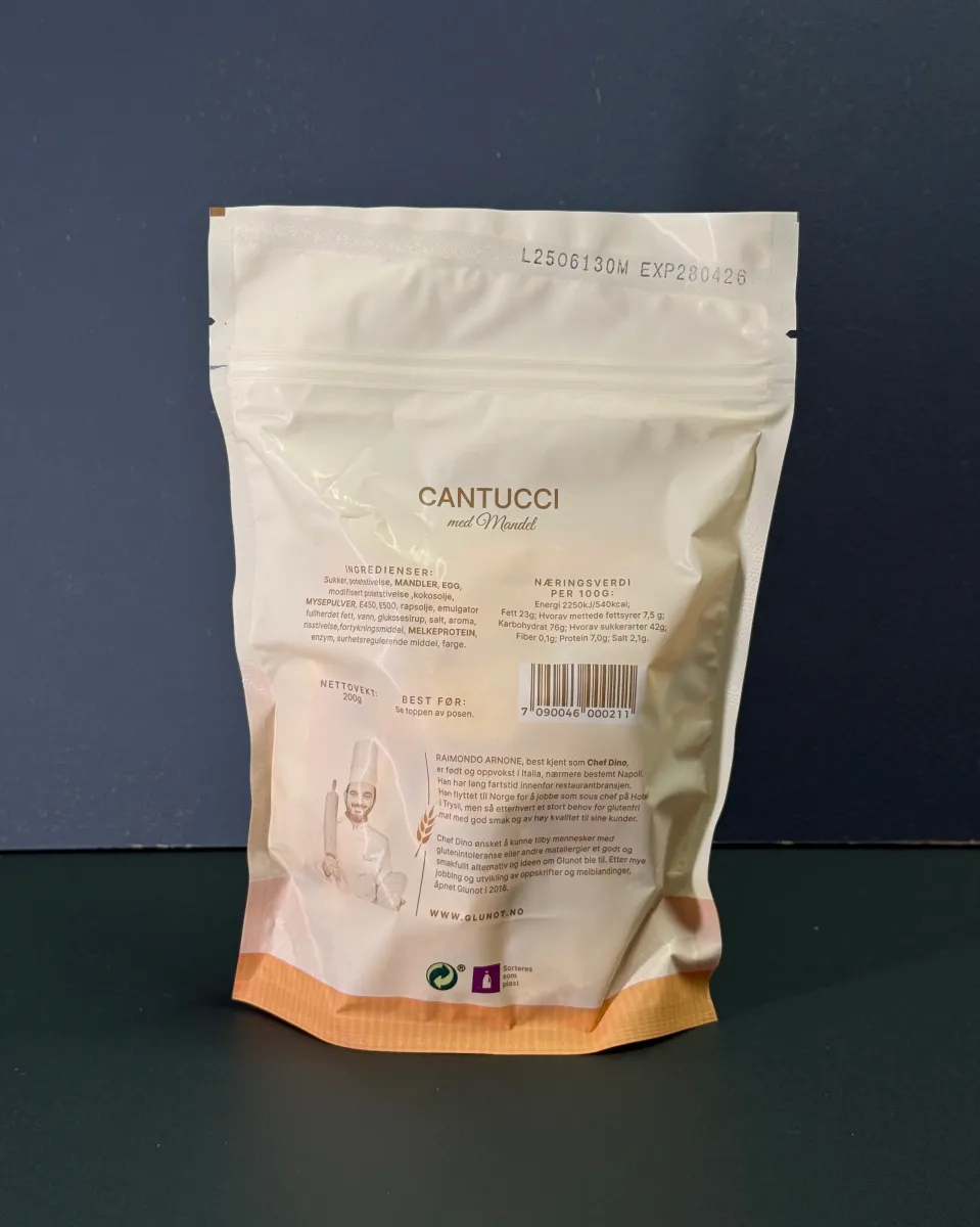 Cantucci m/ mandler - Glutenfri
